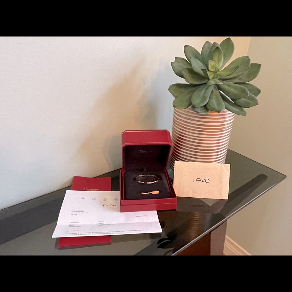 Cartier love bracelet thin version